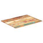 vidaXL Dessus de table rectangulaire 70x80 cm 15-16 mm Bois récupéré