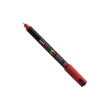 Marqueur Posca Rouge PC1MR Pointe calibrée extra-fine - Posca