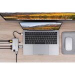 HYPER Hub USB-C Hyper SLIM - Argenté