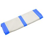 vidaXL Tapis gonflable de gymnastique avec pompe 300x100x20cm PVC Bleu