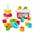 Fisher-price mes premiers blocs et pyramide arc-en-ciel - 6 mois et +