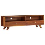 vidaXL Meuble TV Bois de récupération solide 140 x 30 x 40 cm