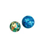 Boules polystyrène 10 cm Lot de 2 pièces