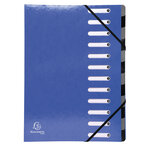 Trieur Harmonika Iderama 12 Compartiments - X 8 - Exacompta