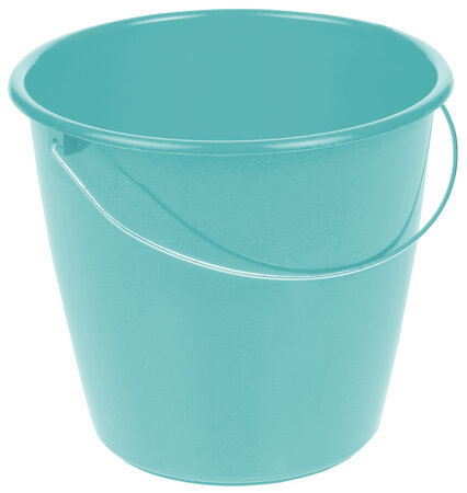 Seau avec anse en M, 10 litres, couleur menthe