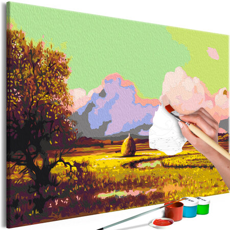 Tableau à peindre par soi-même - the newbury marshe l x h en cm 60x40