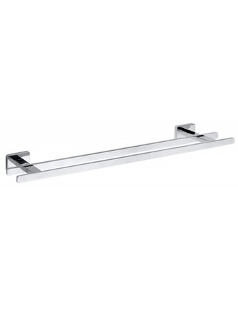 Porte-serviette double mural NIKI 55 x11,7 x3,6 cm