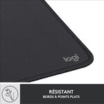 Tapis de souris durable - logitech - série studio - glissement facile - graphite