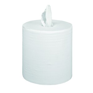 Bobine d'essuyage à dévidage central lotus reflex maxi blanche - carton de 6 - tork