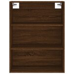 vidaXL Buffet chêne marron 69 5x32 5x180 cm bois d'ingénierie