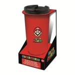 STOR Mug isotherme en acier inoxidable Mario - Rouge - 425ml