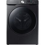 Lave-linge hublot ecobubble wifi samsung wf18t8000gv - 18 kg - l68 6cm - moteur digital inverter - 1100 trs/min - noir