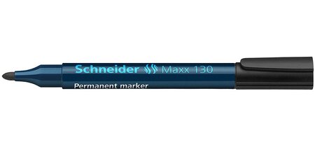 Marqueur permanent maxx 130 pte ogive 1-3 mm noir schneider