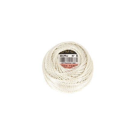 Fil DMC Coton Perlé Medium N5 Pel. 10g Col. Ecru