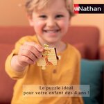 T'choupi puzzle 30 pieces - t'choupi a la ferme - nathan - puzzle enfant + poster - des 4 ans