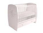 Lit NEVA 120 x 60 avec tiroir TEDDY BLANC