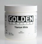 Peinture Acrylic HB Golden I 473ml Blanc Titane