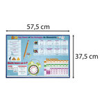 Sous-main Rigide Pvc Maths - 37 5x57 5 Cm - X 10 - Exacompta