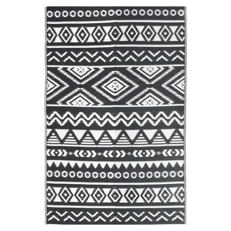 vidaXL Tapis d'extérieur Noir 160x230 cm PP