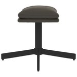 vidaXL Repose-pied Gris foncé 60x60x36 cm Velours