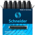 Boîte 6 cartouches d'encre noir x 50 schneider