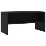 vidaXL Meuble TV Noir 80 x 40 x 40 cm Aggloméré