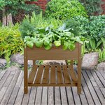 Esschert Design Jardinière surélevée Marron XL