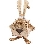 Robotime Kit de maquette de boîte à musique Steampunk Bunny