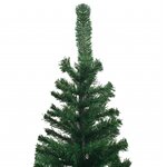 vidaXL Arbre de Noël artificiel pré-éclairé et boules L 240 cm vert
