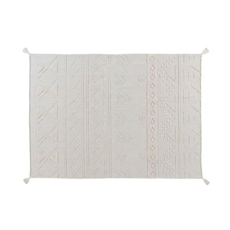 Tapis coton lavable Tribu Natural - 140 x 200 cm