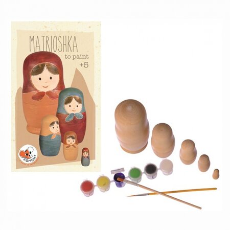 Matrioshka en bois a peindre