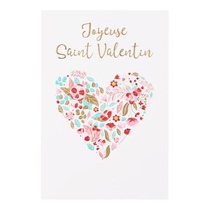 Carte Saint-valentin - Cœur Feuillage - Draeger paris