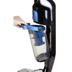 DOMO Aspirateur balai sans fil DO221SV - Systeme cyclonique - Batterie Li-Ion 29 V - Autonomie 50 min - Noir