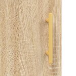 vidaXL Buffet Chêne sonoma 34 5x34x90 cm Bois d'ingénierie