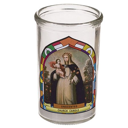 Bougie de prières la vierge et l'enfant