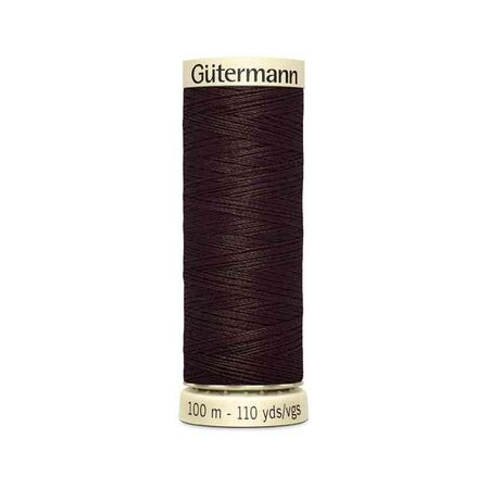 Gütermann Fil à coudre 'Allesnäher' SB, 100 m, couleur: brun 696 GÜTERMANN