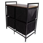 Bo-Camp Armoire de cuisine Lawton Noir