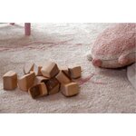 Tapis coton lavable Atlas Natural Vintage nude - 170 x 240 cm