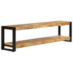 vidaXL Meuble TV 150 x 30 x 40 cm Bois massif de manguier