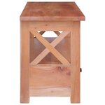 vidaXL Meuble TV 120 x 30 x 40 cm Bois d'acajou massif