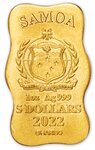 HARIBO GOLDBEAR 3D Shaped 1 onces argent monnaie 5 Dollars Samoa 2022