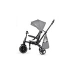 Kinderkraft Tricycle Evolutif Jazz 4 En 1 - Poussette Evolutive - De 9 Mois A 3 Ans - Coloris Gris