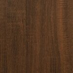 vidaXL Table basse chêne marron 55x55x40 cm bois d'ingénierie