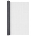 vidaXL Écran en treillis Fibre de verre 112x1000 cm Gris