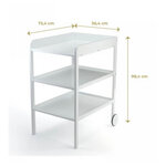 Table a Langer XL Clarissa Couleur Blanc