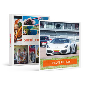 SMARTBOX - Coffret Cadeau Pilotage pour adolescent : 10 tours de circuit au volant d'une Lamborghini Gallardo -  Sport & Aventure