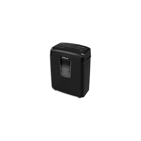 Destructeur de document microshred 8mc  noir fellowes