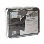 Livin'outdoor Tissu d'ombrage Como Polyester 3 6x3 6x3 6 m Gris