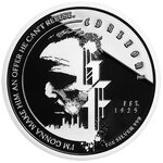 GODFATHER 50th Anniversary 1 onces argent Enameled monnaie 2 Dollars Niue 2022