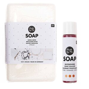 Savon à mouler opaque vegan 250 g + Colorant orange